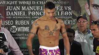 Ponce De Leon vs Juanma Lopez Weigh ins Full HD [upl. by Ahael854]