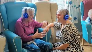 Silent Disco at Castleford Lodge Nursing Home [upl. by Neemsay]