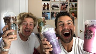 SECRET STARBUCKS MENU MUKBANG FT JASON NASH [upl. by Llerehc]