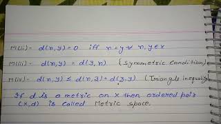 BSc 6sem maths metric space unit 1 book metric space and complex analysis [upl. by Kenelm]