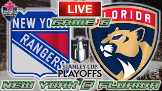 New York Rangers vs Florida Panthers Game 6 LIVE Stream Game Audio  NHL Playoffs Streamcast amp Chat [upl. by Tess]