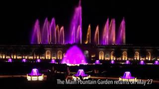 Sneak peek of Longwood Gardens new fountain light show [upl. by Kellia]