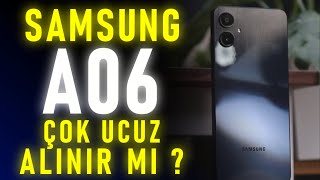 Samsung Galaxy A06 Ayrıntılı İnceleme  GERÇEKTEN ALINIR MI [upl. by Sochor]