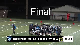 Brockport 2022 Homecoming Brockport vs Greece Athena Varsity Mens Football [upl. by Jaquelin437]