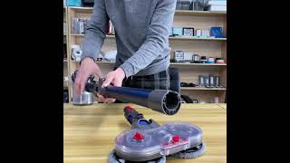 Dyson Vacuum Cleaner Mop Electric Mop Brush Head Installation Demo Video [upl. by Ettenajna]