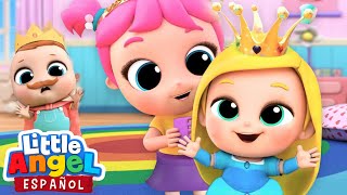 ¡Vamos a Jugar a las Princesas 👸🏼 Canciones Infantiles  Little Angel Español [upl. by Drannek172]