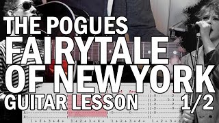 Jam 23 Fairytale Of New York by The Pogues guitar lesson and Molly Malone Part 1 of 2 [upl. by Ylime520]