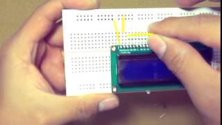 Lcd 16x2 Conexión en Protoboard Conexionado Basico para utilizar la lcd [upl. by Eveiveneg]