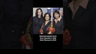 Shyamala Gopalan With Her Two Daughters Kamala amp Maya Harris🕊️shyamala kamalaharris fy shorts [upl. by Zacherie]