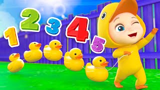 Cinco Patitos🦆 Aprender Números del 1 al 5 con Boojo En Español 🦆 Canciones Infantiles [upl. by Iila270]