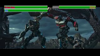 Optimus Prime and Friends vs Scourgewith healthbars [upl. by Mullane]