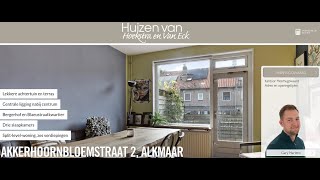 Te koop Akkerhoornbloemstraat 2 Alkmaar  Hoekstra en van Eck Makelaars  Méér Makelaar [upl. by Nolyad692]