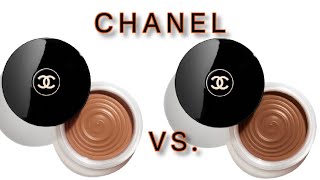 CHANEL Les Beiges Healthy Glow Bronzing Cream Soleil Tan Medium Bronze 392 Unboxing vs Deep Bronze [upl. by Lindley]