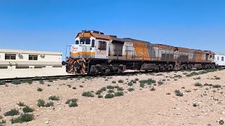 Bouarfa to Oujda  ONCF Ain Beni Mathar Train MOROCCO DH 423  430 [upl. by Vickey331]