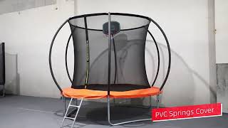 Garden Trampoline with Safety Net [upl. by Ingemar]