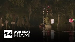 Some north Tampa residents trapped in their homes by Hurricane Milton flooding [upl. by Ellehsar]