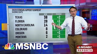 Which States Lost Or Gained Seats In The House From The 2020 Census Results  MSNBC [upl. by Vezza]