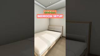 MAXIMIZE Space in Your Small Bedroom Design 3dinterior home bedroomdecor interior design [upl. by Welford]