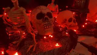 Ollny Halloween Lights Outdoor 300 LED 100ft Orange and Purple Halloween Decorations Review [upl. by Kitti410]