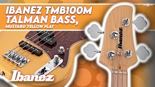 Ibanez TMB100M Talman Bass Mustard Yellow [upl. by Attiuqaj]