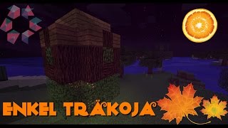 Minecraft  Enkel Träkoja [upl. by Sible]