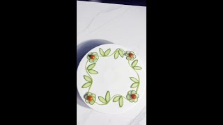 Creative plate decoration once you learn you will eat ritual feeling setting plate skills fruit [upl. by Yrakcaz]