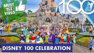 🎂 Disney 100 Celebration at Disneyland Paris Opening Ceremony 16 October 2023 [upl. by Callista]