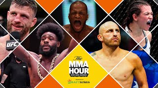 The MMA Hour Alexander Volkanovski Aljamain Sterling Miesha Tate and more  Jan 17 2022 [upl. by Halpern]