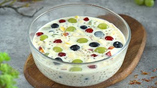 ইফতারে প্রাণ ঠান্ডা করা সাবুদানা ফ্রুট ডেজার্ট  Easy Sago dessert sabudana Fruit Dessert Recipe [upl. by Ybbob]