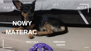 HAUL KUPIŁAM NOWY MATERAC ORTOPEDYCZNY  UNBOXING PACZKI UNISZKI  NIKO I OLA [upl. by Guillemette920]