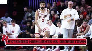 Rutgers vs Georgetown  Extended Highlights  Big Ten Mens Basketball  Nov 15 2023 [upl. by Janeva]