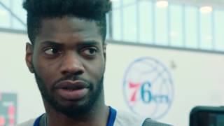 Nerlens Noel  Practice 121016 [upl. by Ahter990]