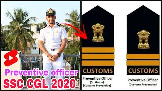 Preventive officer customs motivational shorts video l SSC CGL Motivation 🔥🔥 [upl. by Musetta]