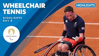 🎾 Wheelchair Tennis Highlights  Day 8  Paris 2024 Paralympic Games [upl. by Colwell]