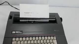 SmithCoronaSL470ElectronicTypewriter [upl. by Felicia]