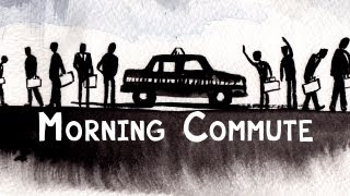 If only you could commute like this  TIMELAPSE INK DRAWING [upl. by Nwahsel]