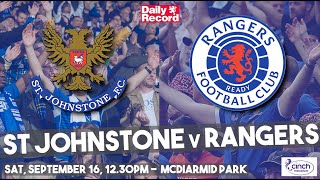 St Johnstone v Rangers TV and live stream details plus team news ahead of Premiership clash in Perth [upl. by Dachi]