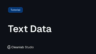 How to Use Cleanlab Studio with Text Data [upl. by Dnumde]