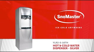 SnoMaster  Hot amp Cold Water Dispenser  Silver YLR2516TH Features Video [upl. by Atonsah]