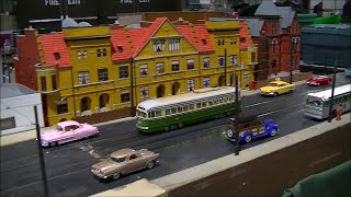 2018 Great Scale Train Show O Scale 2 Rail Trolleys [upl. by Adelind]