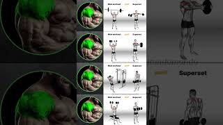 4 SHOULDER SUPERSET Workouts Build STRONGER Shoulders in LESS Time [upl. by Charo]