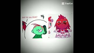 FlippyFliqpy x flaky💚❤ flippyhtf gachaclub flippy happytreefriends flippyxflaky [upl. by Beberg]