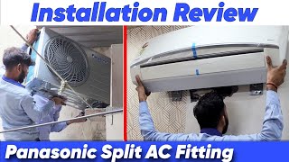 Panasonic Split AC Installation Review  Panasonic 15 Ton Inverter AC Installation [upl. by Heisser]