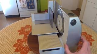 TESTFunktionsprüfung Allesschneider Siemens Functional check Food Slicer [upl. by Auqined]