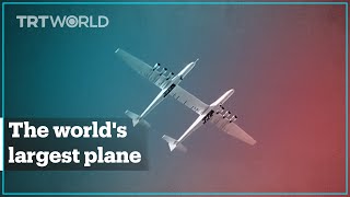 Stratolaunch completes 2nd test flight of world’s largest plane [upl. by Elimac758]