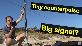 Do small tuned counterpoises work with HF vertical antennas [upl. by Mariquilla803]