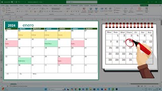 Crea un CALENDARIO de ACTIVIDADES en Excel AUTOMÁTICO📆 Sin Fórmulas [upl. by Gwynne143]