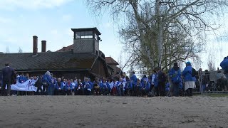 Holocaust remembrance march at Auschwitz [upl. by Torto157]