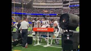 Broncos Dalton Risner Shoved Brett Rypien After Rypien Defends Russell Wilson with Offensive Line [upl. by Kamin]