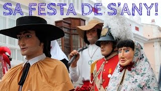 SA FESTA DE SANY 25 anys Gegants de Llucmaçanes  Menorca 19902015 [upl. by Alexandro]